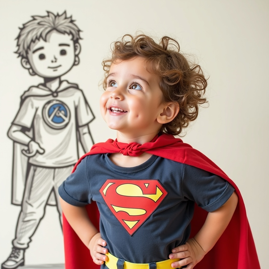 Kind stellt sich seinen Superhelden vor – Fantasie und innere Stärke in der Kinderhypnose