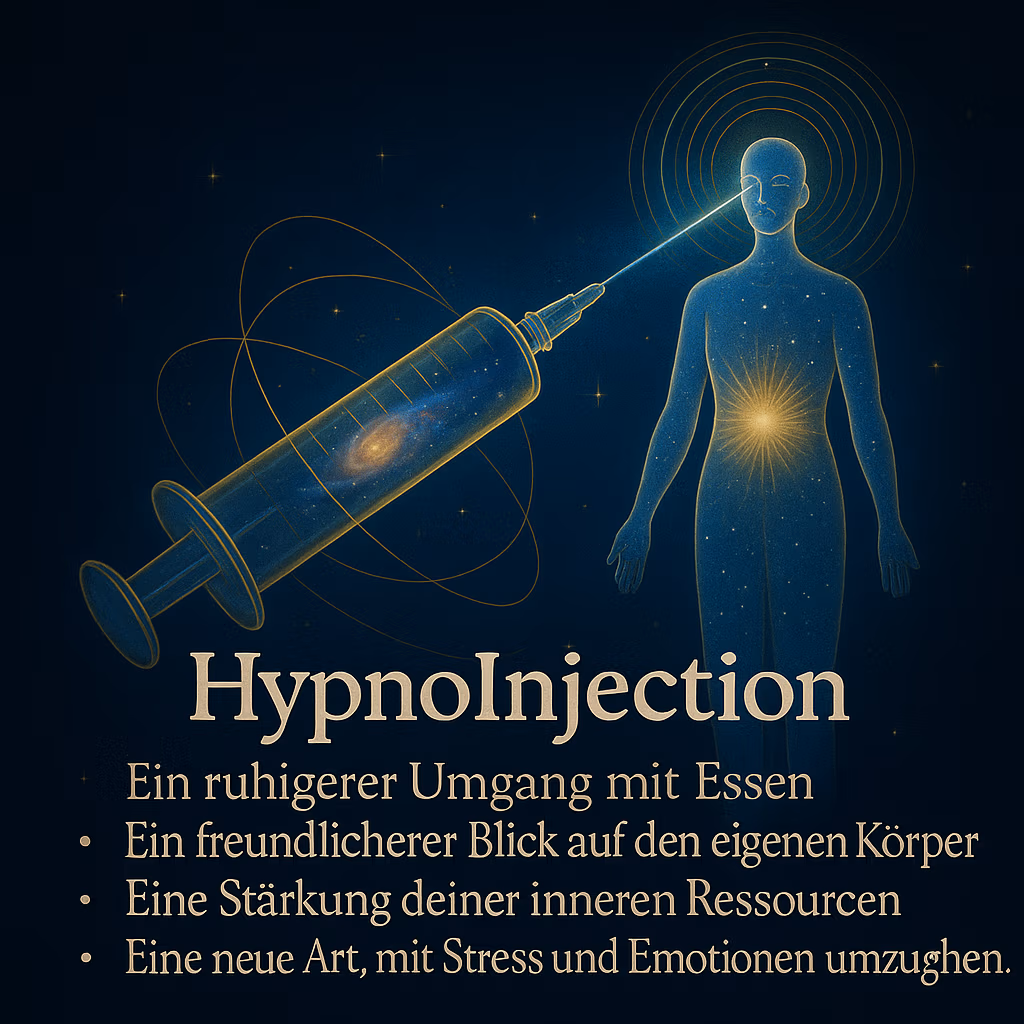 HypnoInjection – ruhigerer Umgang mit Essen, freundlicherer Blick auf den Körper, Ressourcen stärken