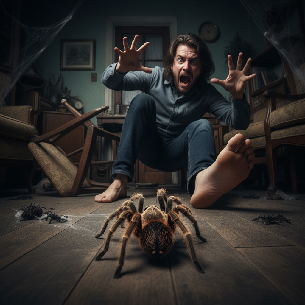1. Arachnophobie (Angst vor Spinnen)
