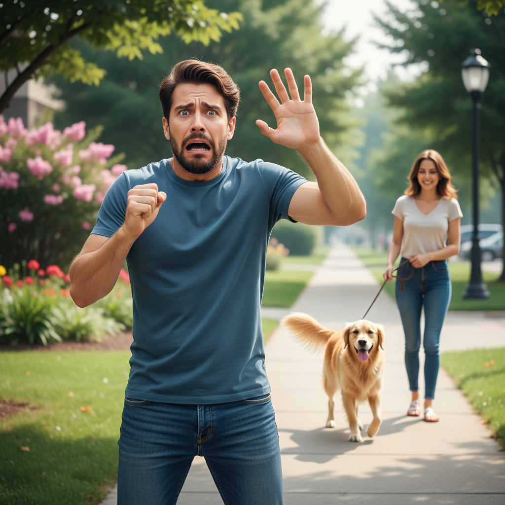 10. Kynophobie (Angst vor Hunden)