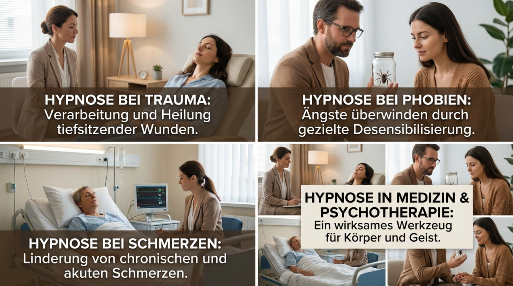 Hypnose in Medizin und Psychotherapie bei Trauma, Phobien und Schmerzen