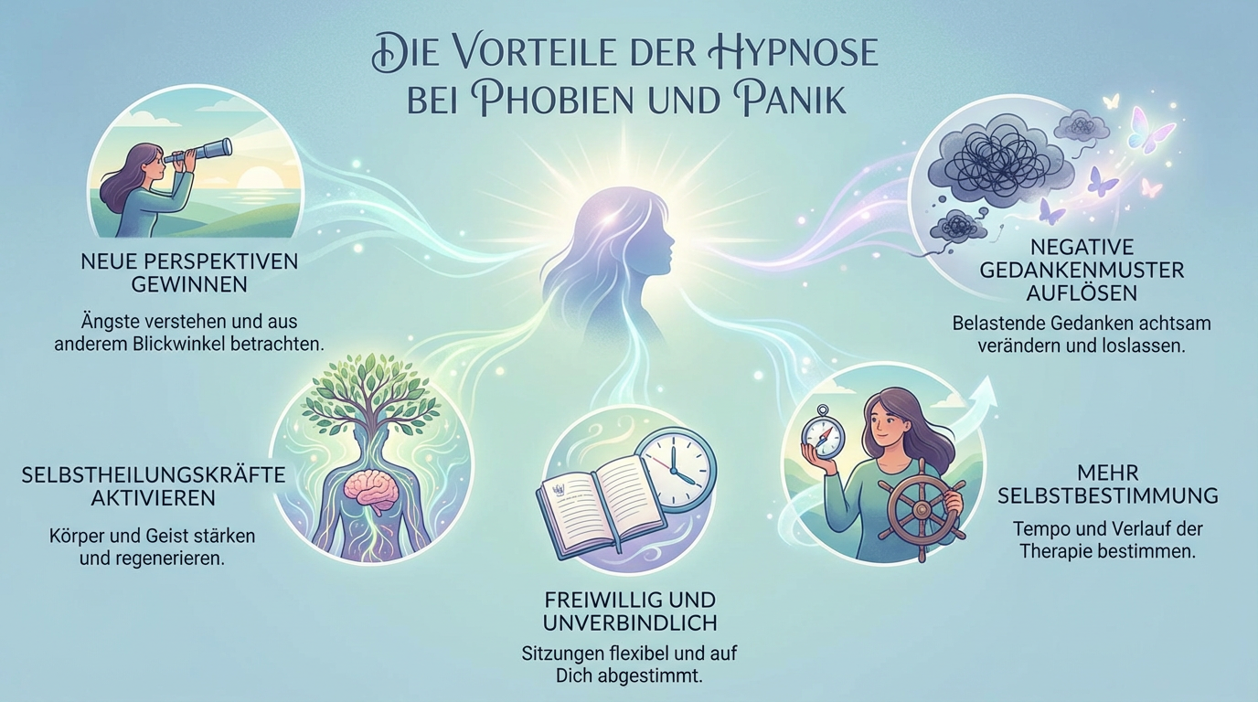Die Vorteile der Hypnose bei Phobien und Panik