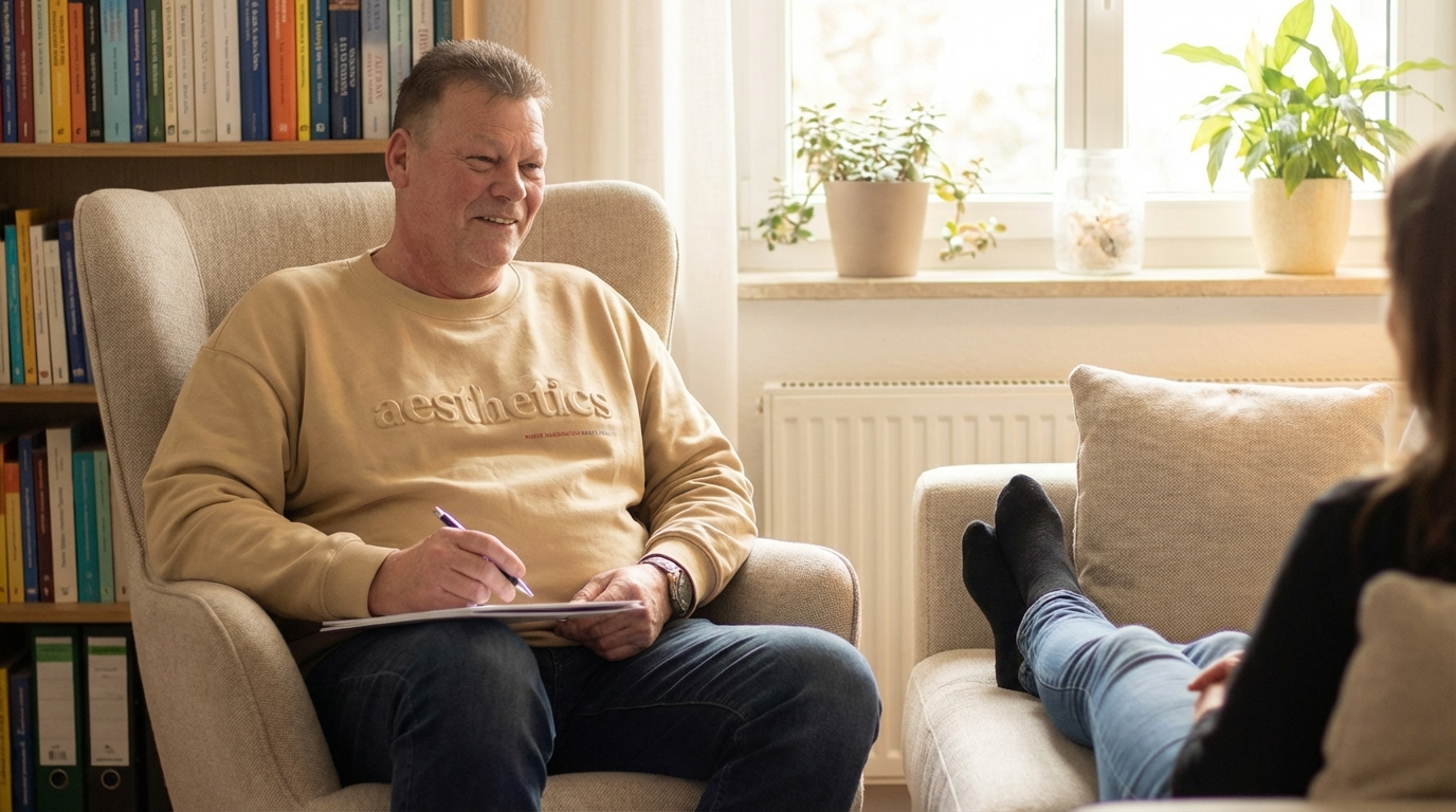 Hypnosetherapie bei depressiven Beschwerden – achtsames Vorgespräch in der Praxis