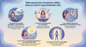 Überraschende Anzeichen dafür, dass du leicht hypnotisierbar bist